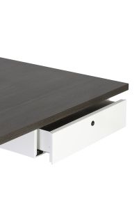 Persoonlijke pennenlade met pennenbakje, 42br x 30dp 12hg, WT - Wit RAL9010