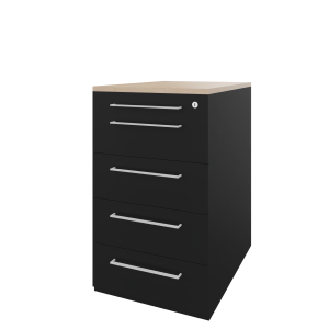 Carré vast ladenblok 05, 1 pennenlade en 4 laden, 44b x 60d x 75h