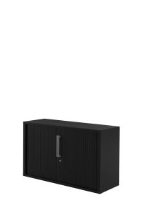Huislijn Carré roldeurkast 72h x 120b x 43d cm, kunststof lamellen, stalen romp, 1 legbord