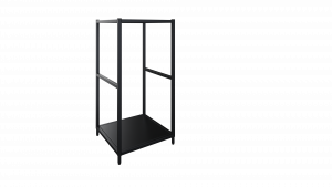 Flexwall frame 85 hg x 40 br x 43 dp, indeling 1-vaks en inclusief 2 legborden