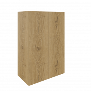 Flexwall inbouw opbergelement 76 br x 115 hg x 43 dp, 2-vak met 2x draaideur, push to open