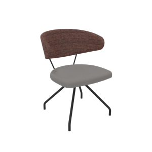 Rondo 4-teens, metaal Ø 21/12 mm, lage kuiprug, zithoogte 46 cm 