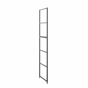 Flexwall 5OH eindframe 204 hg x 43 dp, tbv koppeling aan opstelling
