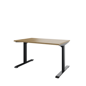Flexframe enkel bureau recht, 114 x 68 cm, elektrisch verstelbaar 65 - 130 cm, incl. memoryfunctie