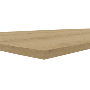 Blad tonvorm 200 x 100 cm, 25 mm Melamine, E49 - Eiken YT-49A