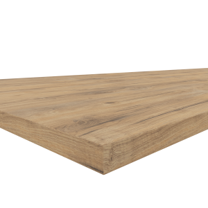 Blad 200 x 100 cm, 25 mm Melamine, E09 - Eiken VT-09A