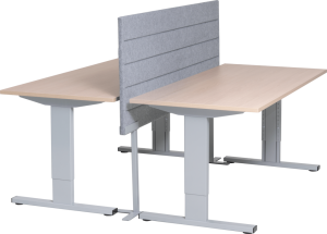 Akoestisch paneel 120 br x 70 hg op hoge voeten, totale hoogte 130 cm