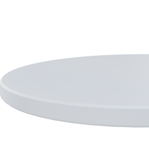 Blad Ø80 cm, 22 mm HPL Fenix, HFW - Roomwit