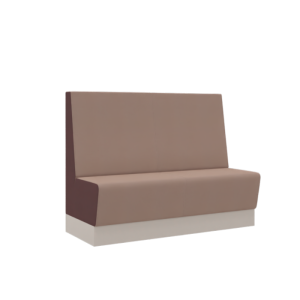 Aura café hoog bench, 2,5-zits compleet gestoffeerd, 150 cm breed