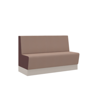 Aura café medium bench, 2,5 zits compleet gestoffeerd, 150 cm breed