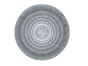 Feltouch Sparkle wandlamp, direct+indirect licht, model Ripple Wall, rond 115 cm incl. bevestiging