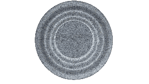 Feltouch Sparkle wandlamp verlichting indirect, model Ripple Wall, rond 60 cm incl. bevestiging