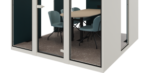 Desso Retrace tapijttegels, op maat gesneden tbv VOX Xlarge