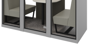 Desso Retrace tapijttegels, op maat gesneden tbv VOX Large 2-p