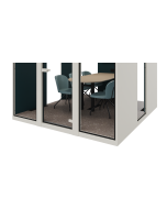 Desso Retrace tapijttegels, op maat gesneden tbv VOX Xlarge