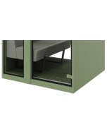 Desso Retrace tapijttegels, op maat gesneden tbv VOX Teams