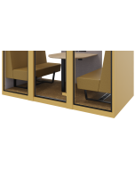 Desso Retrace tapijttegels, op maat gesneden tbv VOX Large 4-p